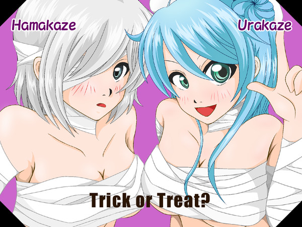 【艦これ】ハロウィン仮装な浜風＆浦風