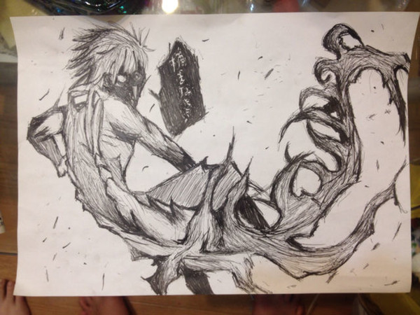 【摘まなきゃ】東京喰種 一発描き