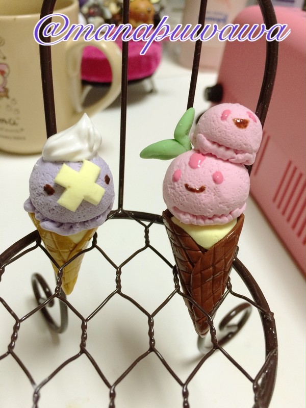 ぷわわとチェリンボのアイス