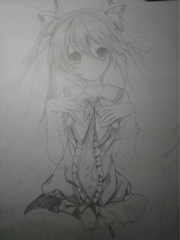 手绘初音