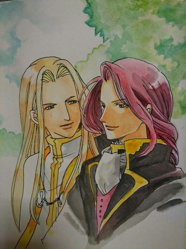 クロードとアルヴィス。