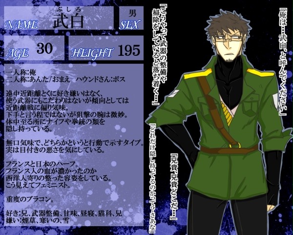 【ピクミリ】武白【狗】