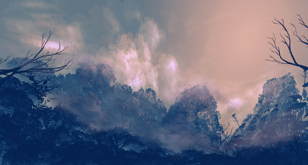 Scene-Mist Mountain
