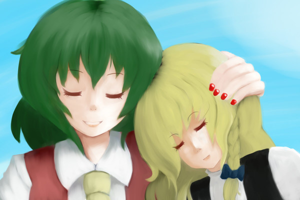 こんな感じの空の下・・・