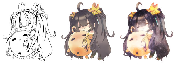 基③