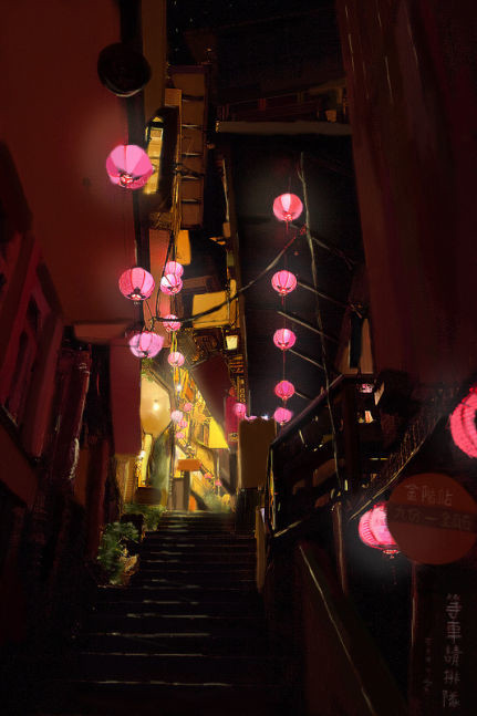 一年後，九份