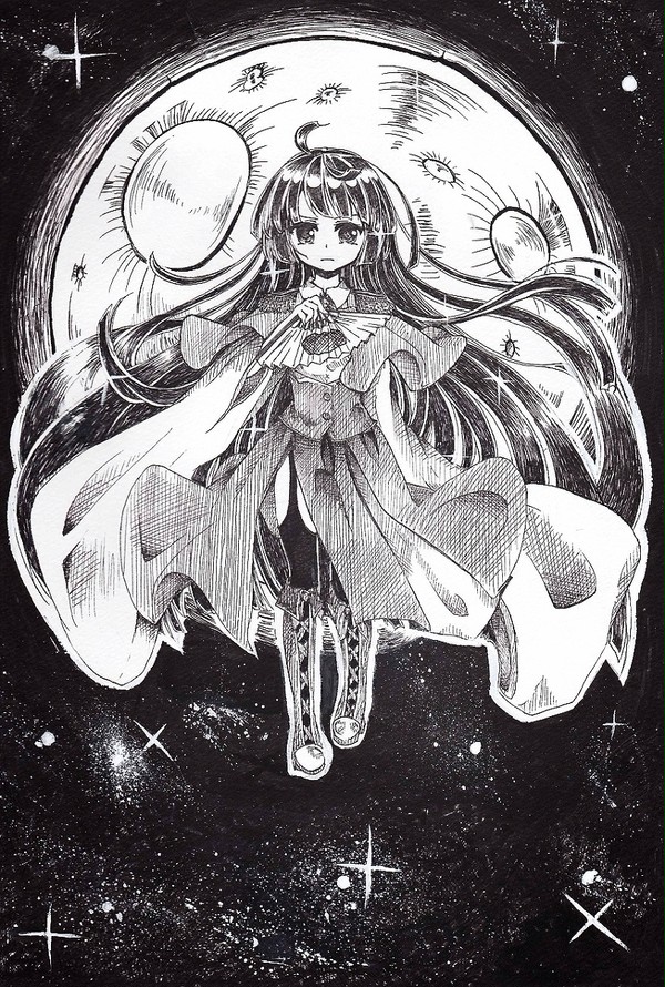月と、私と、千年と。
