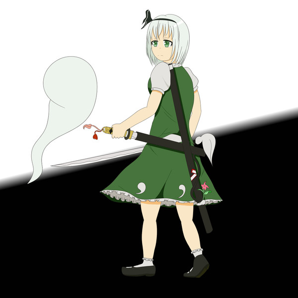 お絵かき　妖夢