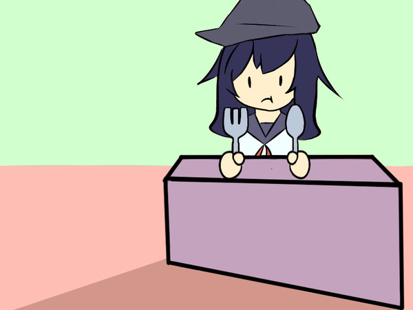 レディのランチ待ち