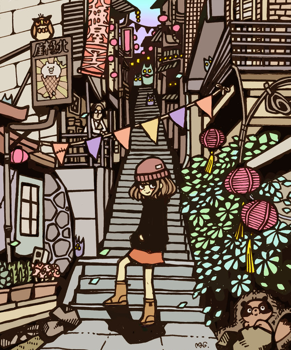 階段のあるロジウラ