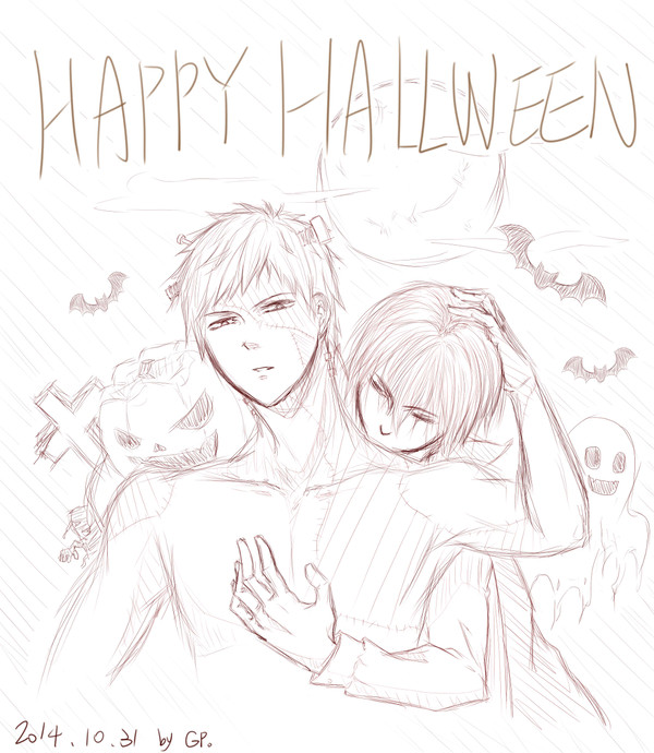 【落書き】Ｈａｐｐｙ　Ｈａｌｌｗｅｅｎ！！！