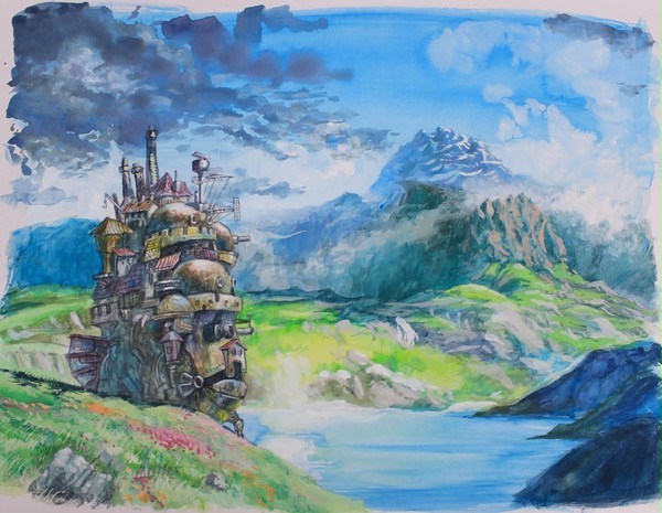 ハウルの動く城（模写）