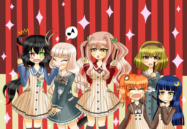 【ぴくデュエ2】みんなでポッキー食べよう♪【ファンアート】