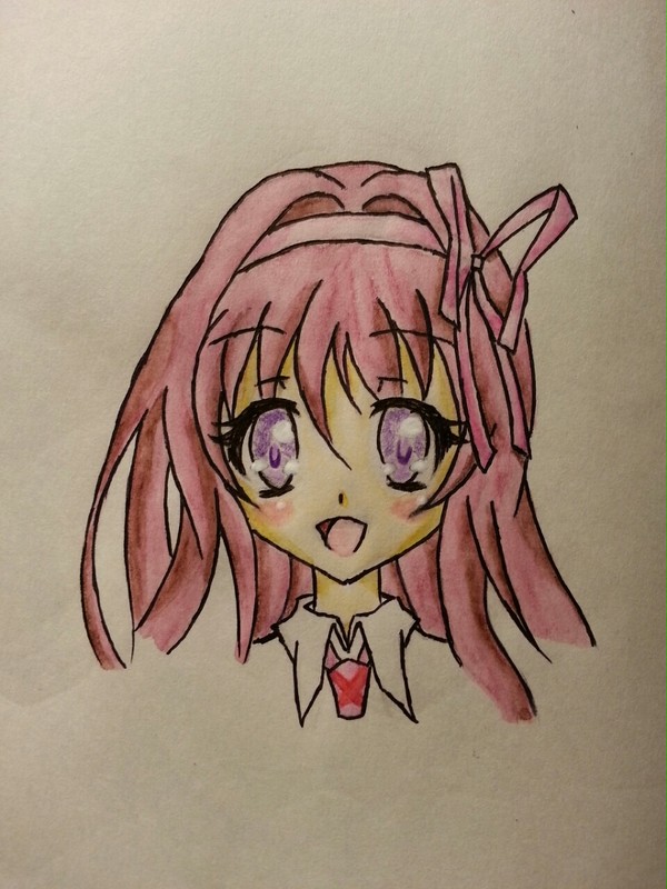 遊王子謳歌ちゃんを描いてたら……
