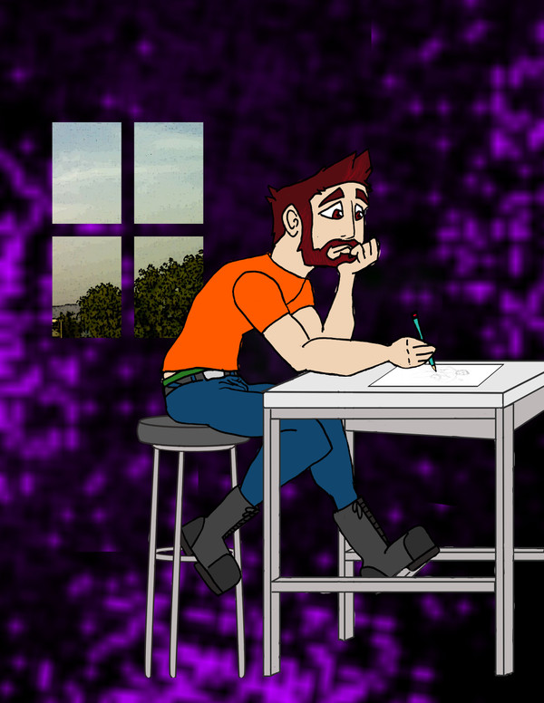Fred Delko drawing