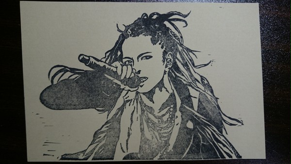 【消しゴムはんこ】hyde