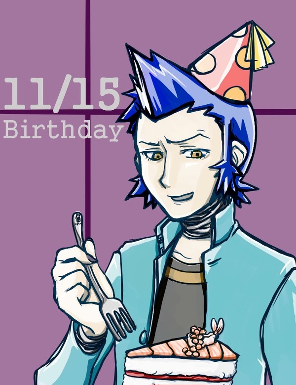 ペルソナ2　三科栄吉誕生日イラスト