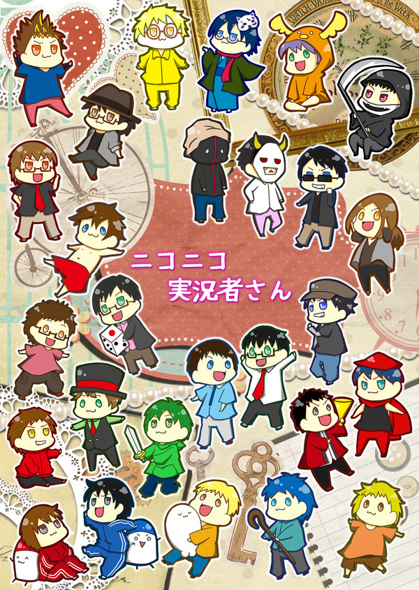 ニコニコゲーム実況者さん描きました。
