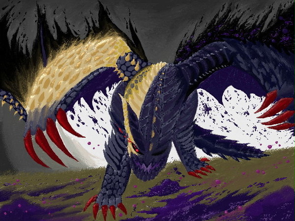 新絵心教室でゴア・マガラ過渡期を描いてみた
