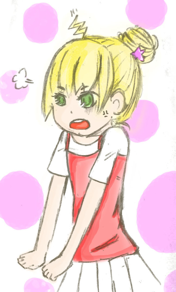 angry girl 上色練習