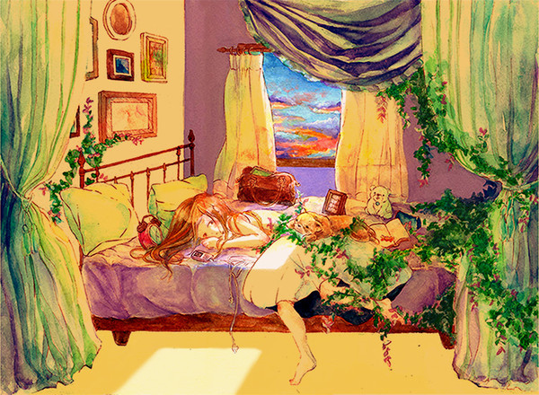 夕方