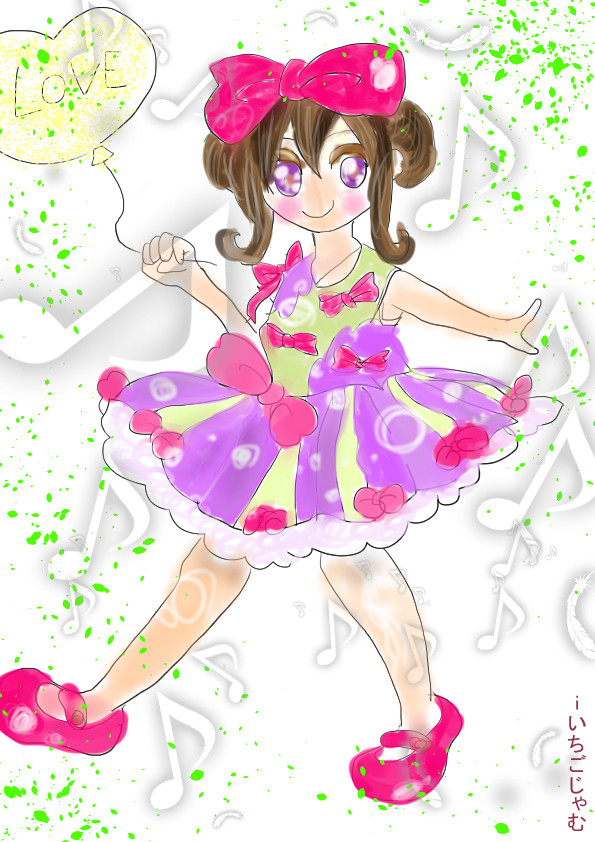 music girl on magic