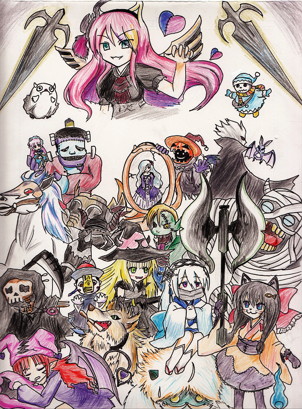ゴーストリック集合絵