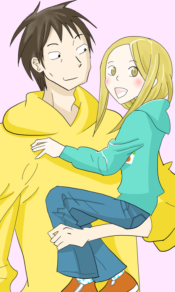 うさぎドロップ　りん&大吉　模写