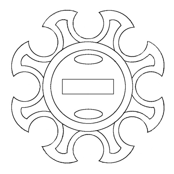 【素材】戦国BASARA石田三成/無名刀鍔