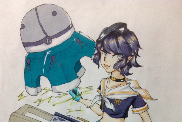 ウチに子描いてみましたNo.3
