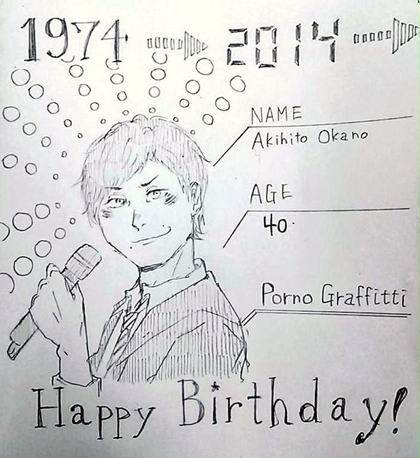 ついったにあげてた昭仁さんハピバ絵