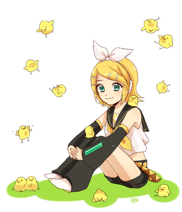 りんちゃんとひよこ