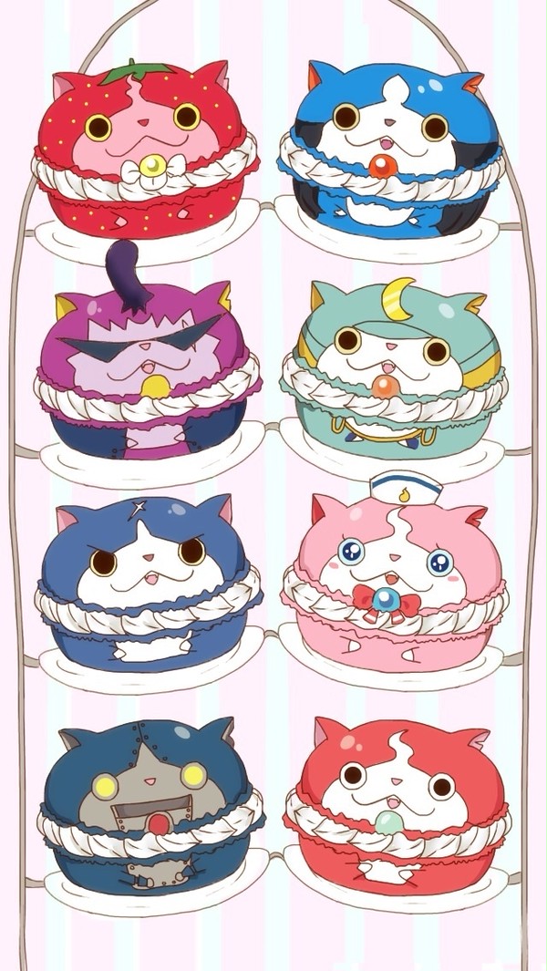 ジバニャンとマカロン