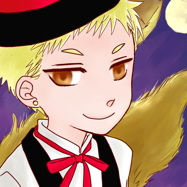 ハロウィン風後輩狼