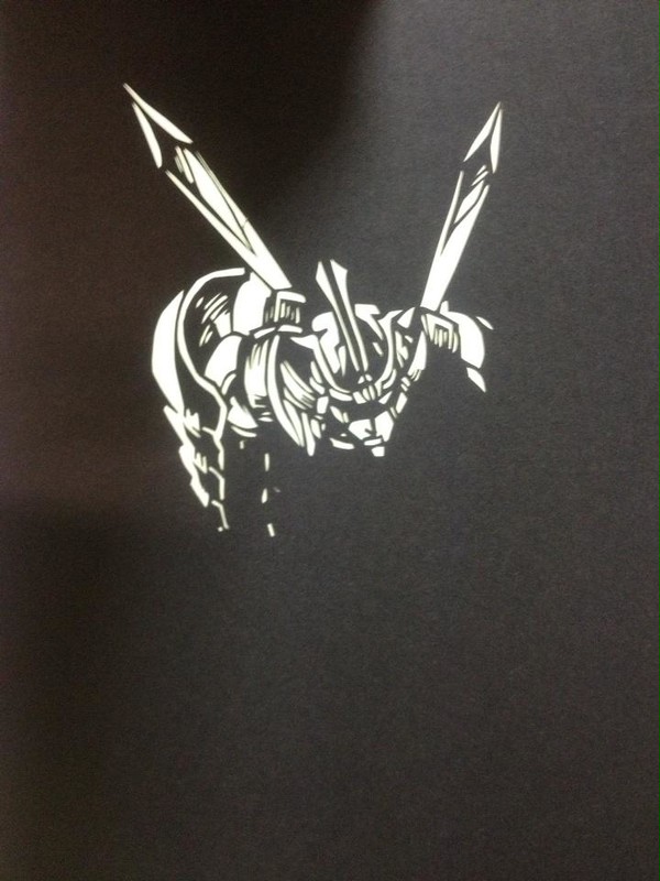 多色切り絵：実写ドリフトメイキング