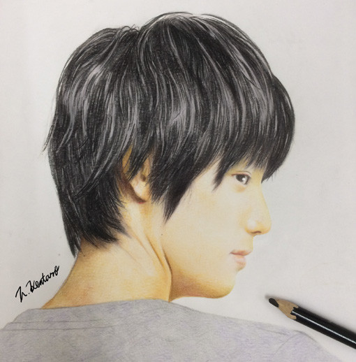 色鉛筆画「福士蒼汰」