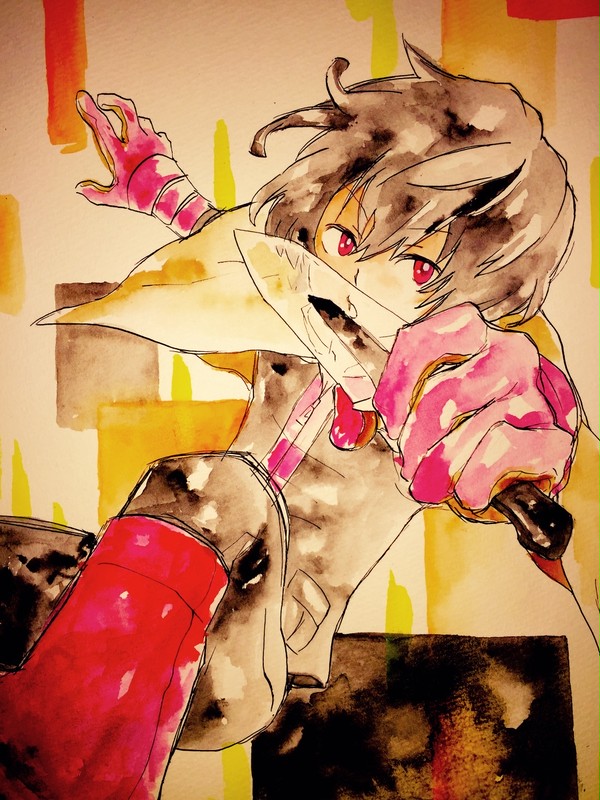 寝れなかったのでユーマさん描いた