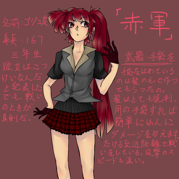 【学生戦争 赤軍】ゴジュ皮