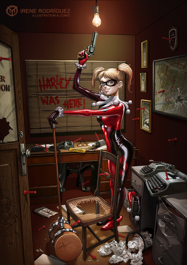 DARK ROOM 02: Harley Quinn's gam
