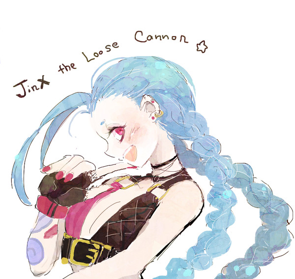 JinxとAnnieちゃん絵茶描き