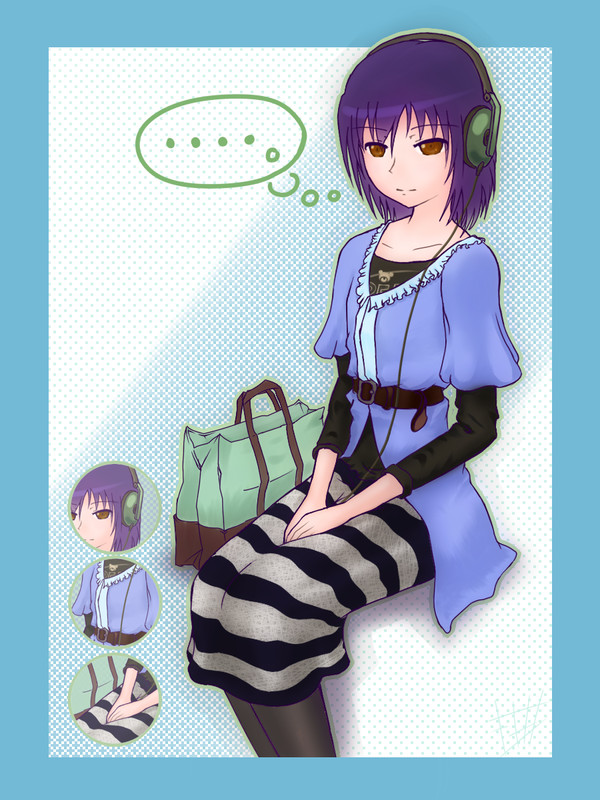 ヘッドホン娘さん 完成
