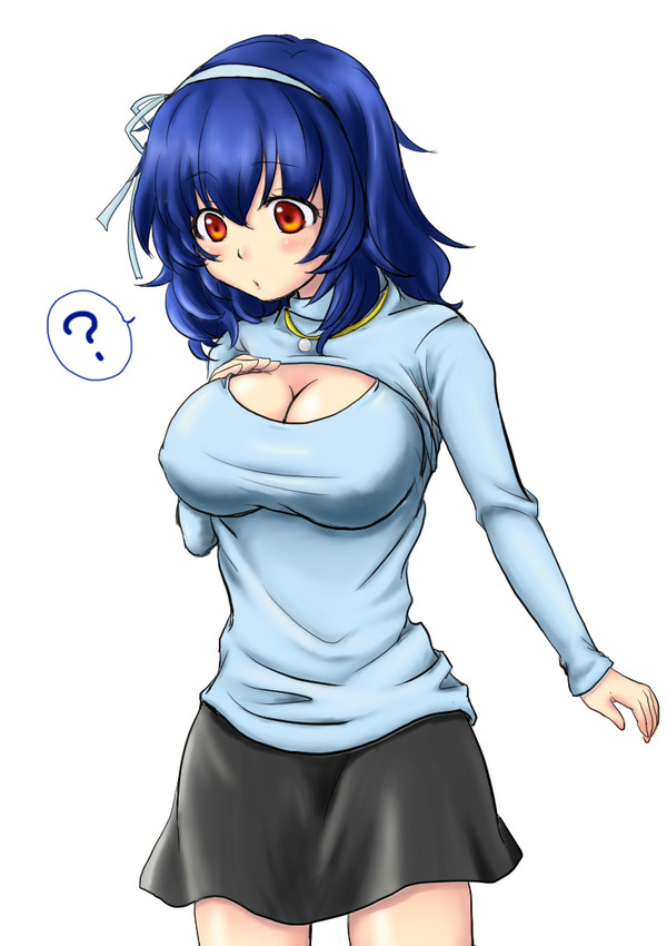 例のタートルネックを着た燈