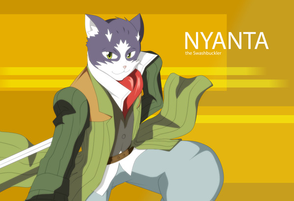 Nyanta the swashbuckler :3
