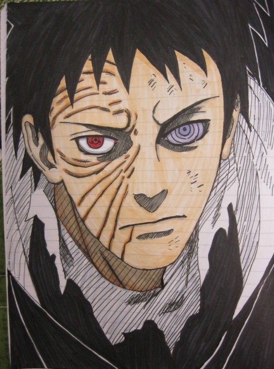 NARUTO 宇智波帶土 仿繪