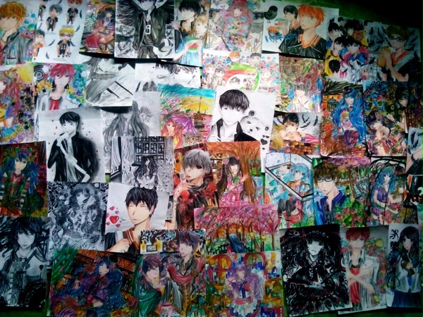 My drawings (>_<)
