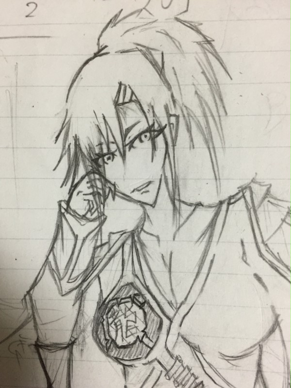 テスト投稿　中３の時の落書き