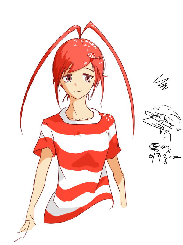 Shrimp girl