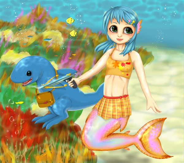 ちび人魚