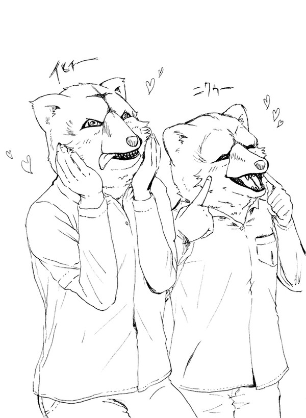 オオカミらくがきつめ