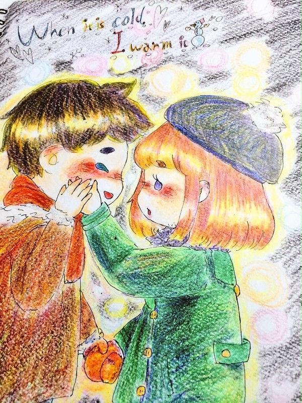 寒い時は僕が暖めてあげる